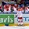 MINSK, BELARUS - MAY 12: Czech Republic's Roman Cervenka #10 celebrates with the bench after scoring Team Czech Republic's first goal of the game during preliminary round action at the 2014 IIHF Ice Hockey World Championship. (Photo by Richard Wolowicz/HHOF-IIHF Images)